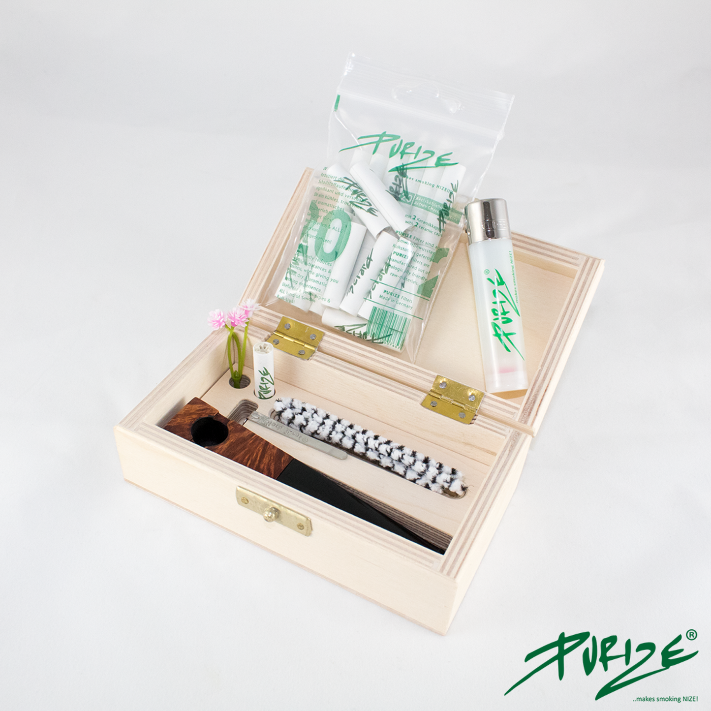 PURIZE® Bruyère Pipe (Μαύρη Έκδοση)