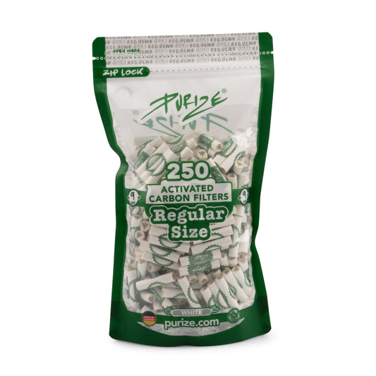 PURIZE Activated Carbon Filters – Regular Size (250 pcs)