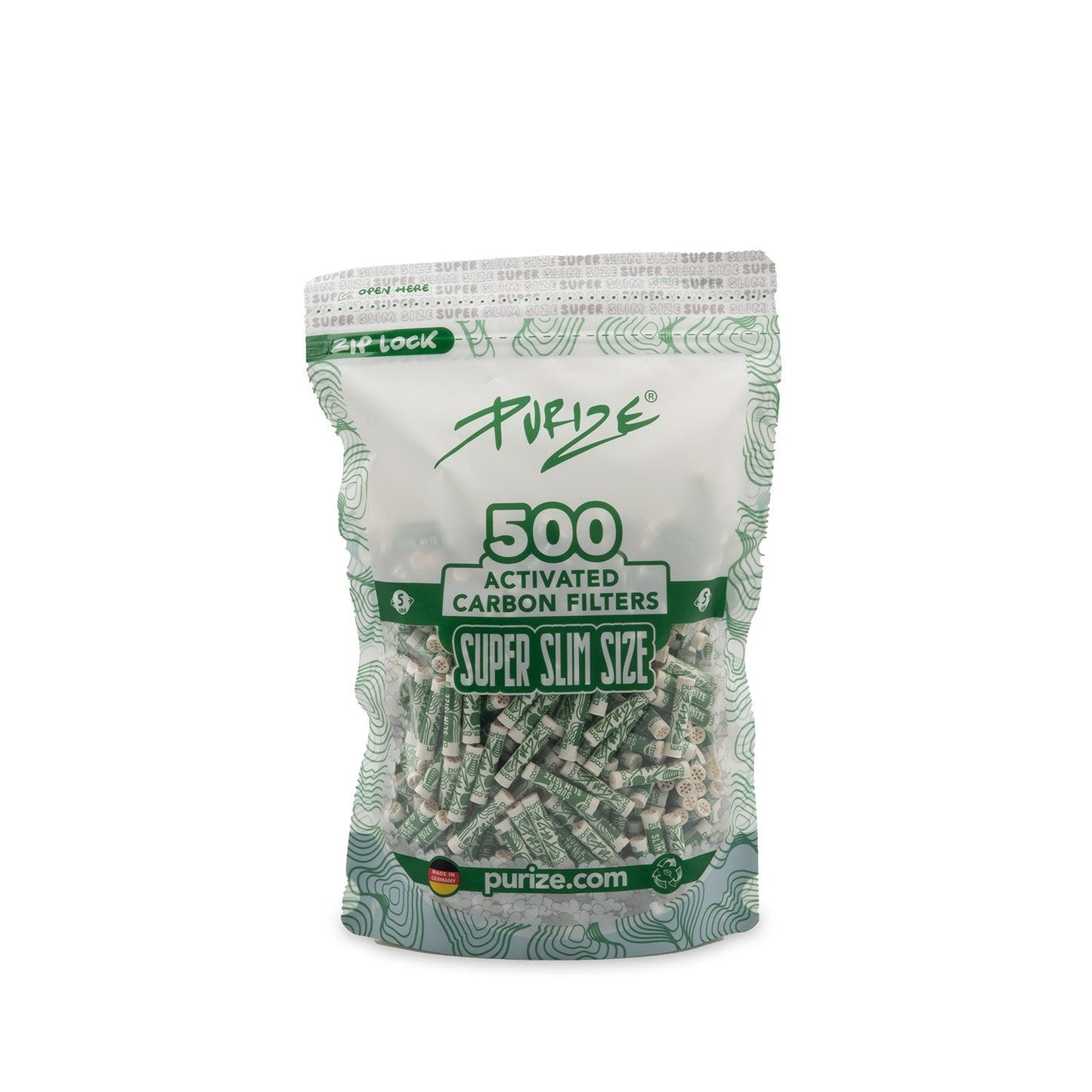 PURIZE Activated Carbon Filters – Super Slim (500 pcs)