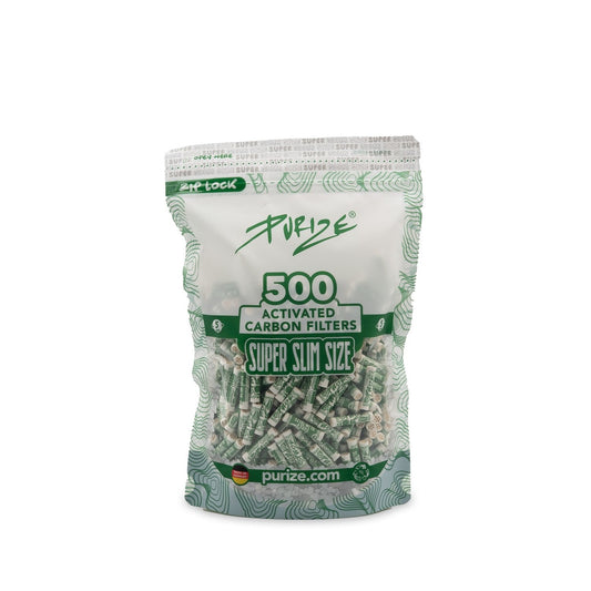 PURIZE Activated Carbon Filters – Super Slim (500 pcs)