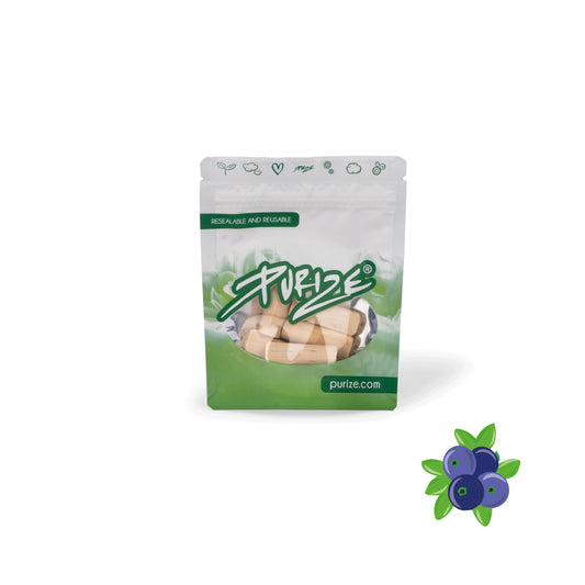 5 PURIZE® wooden mouth pieces | Regular Size | Flavor: Apple,Darkfruit,Lemon,Vanilla