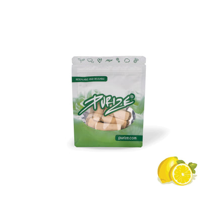 5 PURIZE® wooden mouth pieces | Regular Size | Flavor: Apple,Darkfruit,Lemon,Vanilla