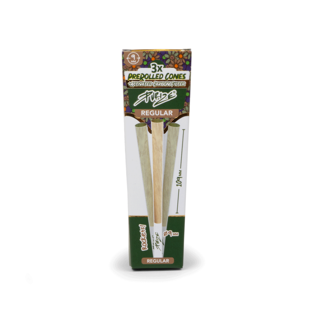 PURIZE Activated PreRolled Cones (3 pcs)