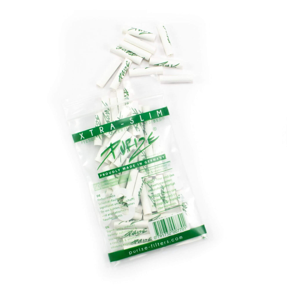 PURIZE® ~ Xtra Slim Activated Carbon Filter YELLOW ~ (250pcs